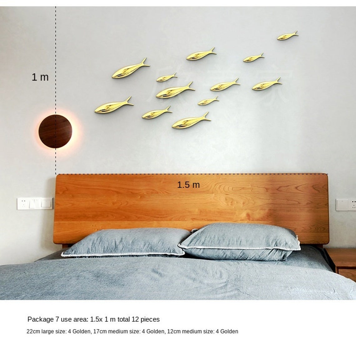 Kreative Fische WandkunstMosaik Schule der Fische3D | Etsy