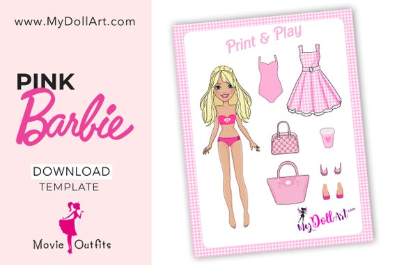 Paper Doll Girl Clothes Cut Out Vector Images (86)
