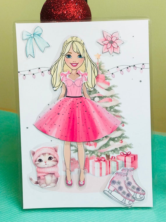 DIY Christmas Decor| Dress up Paper Doll Printable Crafts for