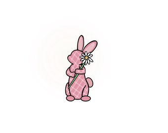 Easter Bunny Door Hanger Template | Bunny Sign Template | Digital Download | Door Hanger Template | Digital File | Easter Door Hanger