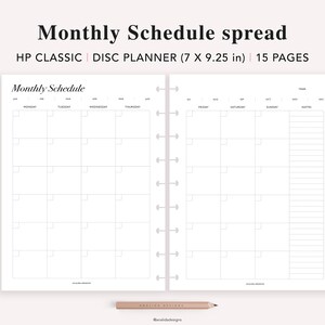 Cleaning Schedule Printable, Happy Planner Classic Insert, Chore Chart ...