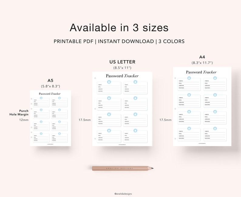 Password Tracker, Password Organizer, Password Keeper, Password Keeper, Password List, Password List, Password Tracker, Password Tracker, Password Tracker, Password Tracker Bild 6