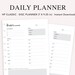 Daily Planner Printable Happy Planner Classic Day Planners | Etsy