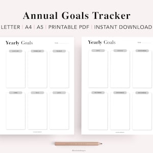 Productivity Planner Bundle Printable, Work Planner, Project Tracker, Life Organizer Template, To Do List, US Letter, A4, A5 planner inserts image 4