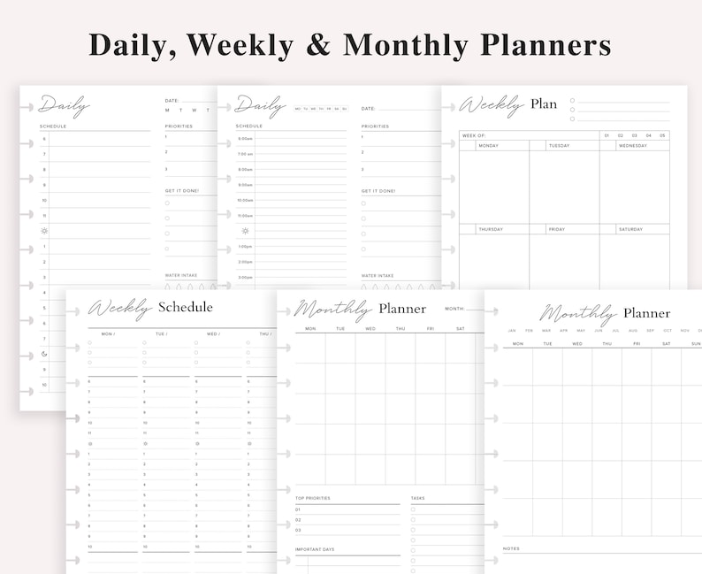 Student Planner Printable Happy Planner Classic Insert - Etsy Canada