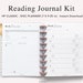 Reading Tracker Printable, Happy Planner Insert, Reading Journal ...
