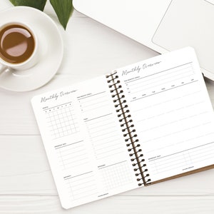 Monthly Planner Printable, Monthly Overview, Monthly Calendar, Month at ...