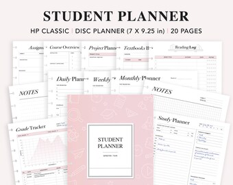 Studenten-Kalender: Happy Planner Classic Einlagen (PDF)