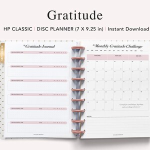 Gratitude Journal Printable: Happy Planner Classic Insert (PDF) - Etsy