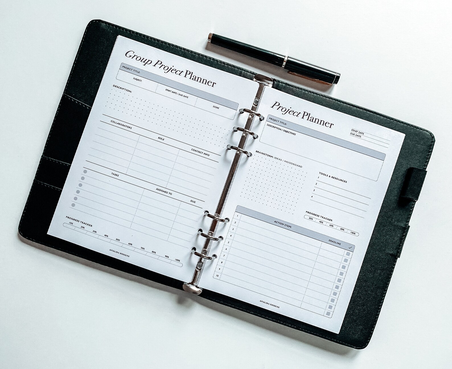 Project Planner Printable Group Planner Page College Student Etsy