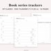 Reading Tracker Printable, Happy Planner Insert, Reading Journal ...