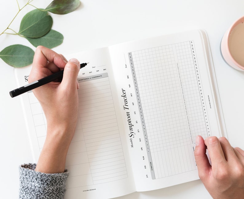Personal Symptom Tracker: Printable Medical Planner (PDF Download) image 2