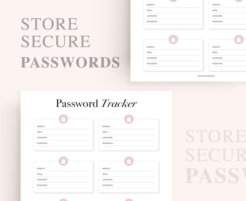Password Tracker, Password Organizer, Password Keeper, Password Keeper, Password List, Password List, Password Tracker, Password Tracker, Password Tracker, Password Tracker Bild 8