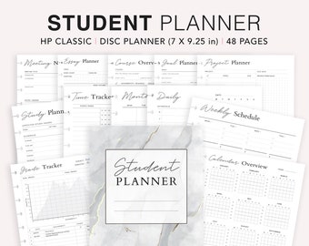 Studenten-Planer: Printable: HP Classic Academic Organizer (PDF-Download)