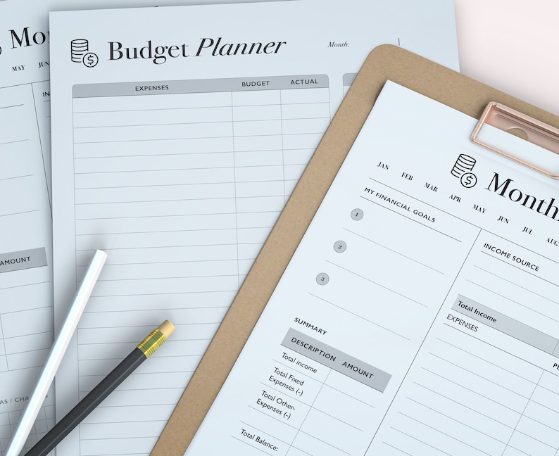 Budget Planner Printable Happy Planner Classic Insert | Etsy