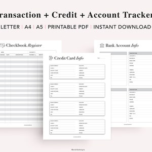 Finance Planner Printable, Debt Snowball, Savings Tracker, Budget Binder, Personal Finance, Digital Financial Planner, A5 Planner Inserts image 10