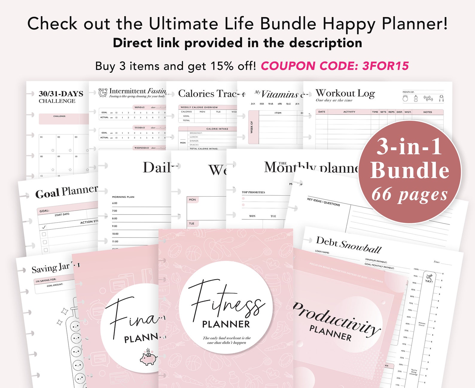2023 Dated Monthly Calendar Happy Planner Printable Month on - Etsy