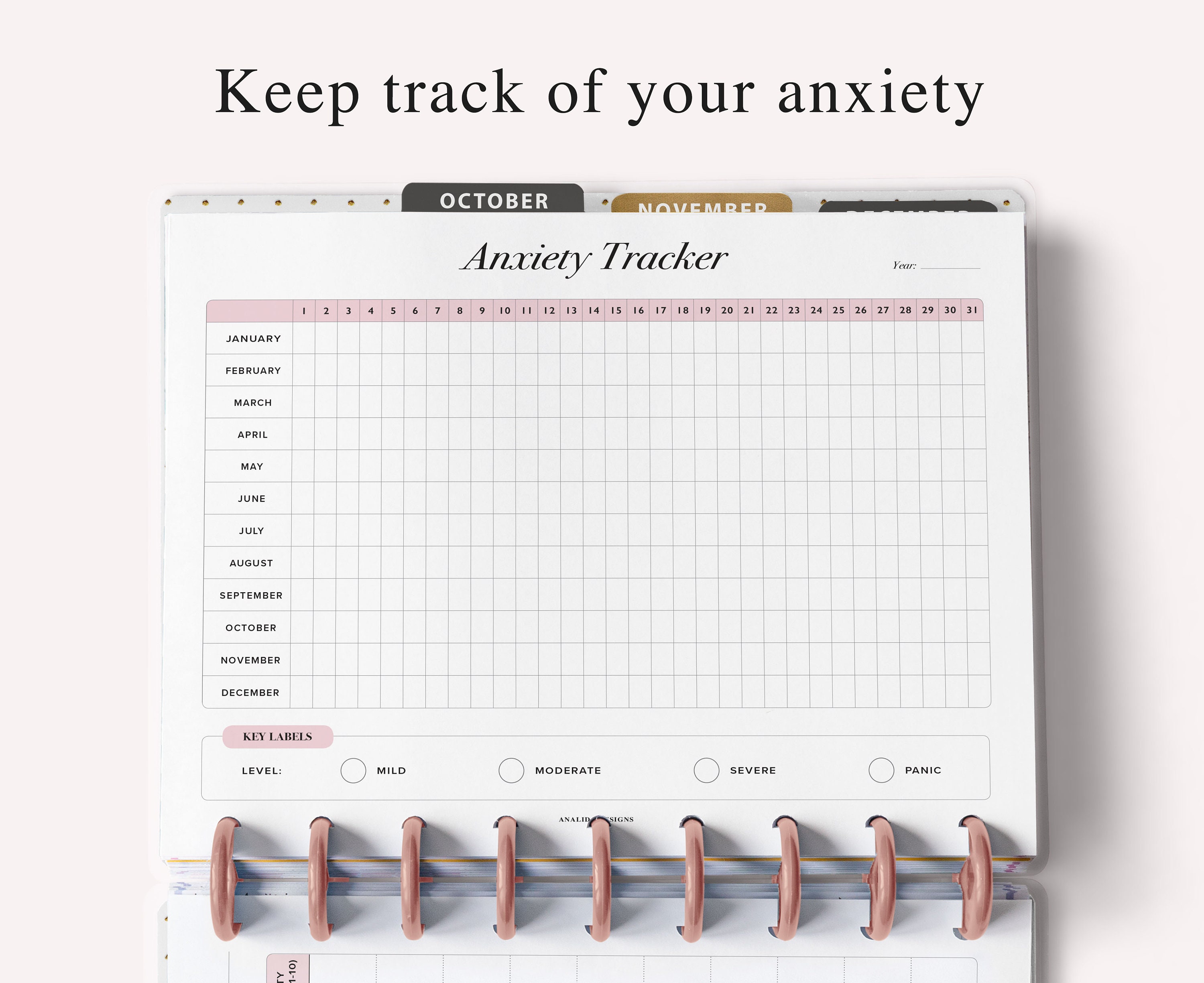 Anxiety Tracker Happy Planner Classic Insert Anxiety Etsy Anxiety Tracker Happy Planner Classic Insert Anxiety Etsy