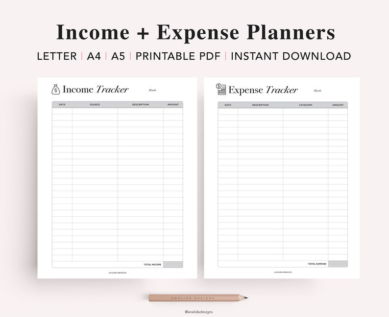 Finance Planner Printable, Debt Snowball, Savings Tracker, Budget Binder, Personal Finance, Digital Financial Planner, A5 Planner Inserts image 8