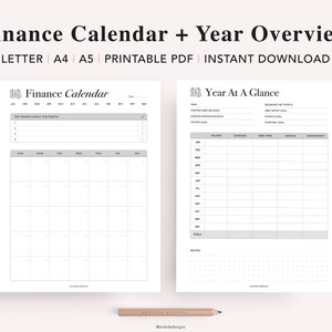 Finance Planner Printable, Debt Snowball, Savings Tracker, Budget Binder, Personal Finance, Digital Financial Planner, A5 Planner Inserts image 2