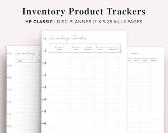 Happy Planner Inventory Tracker: Product Stock List (HP Classic PDF)