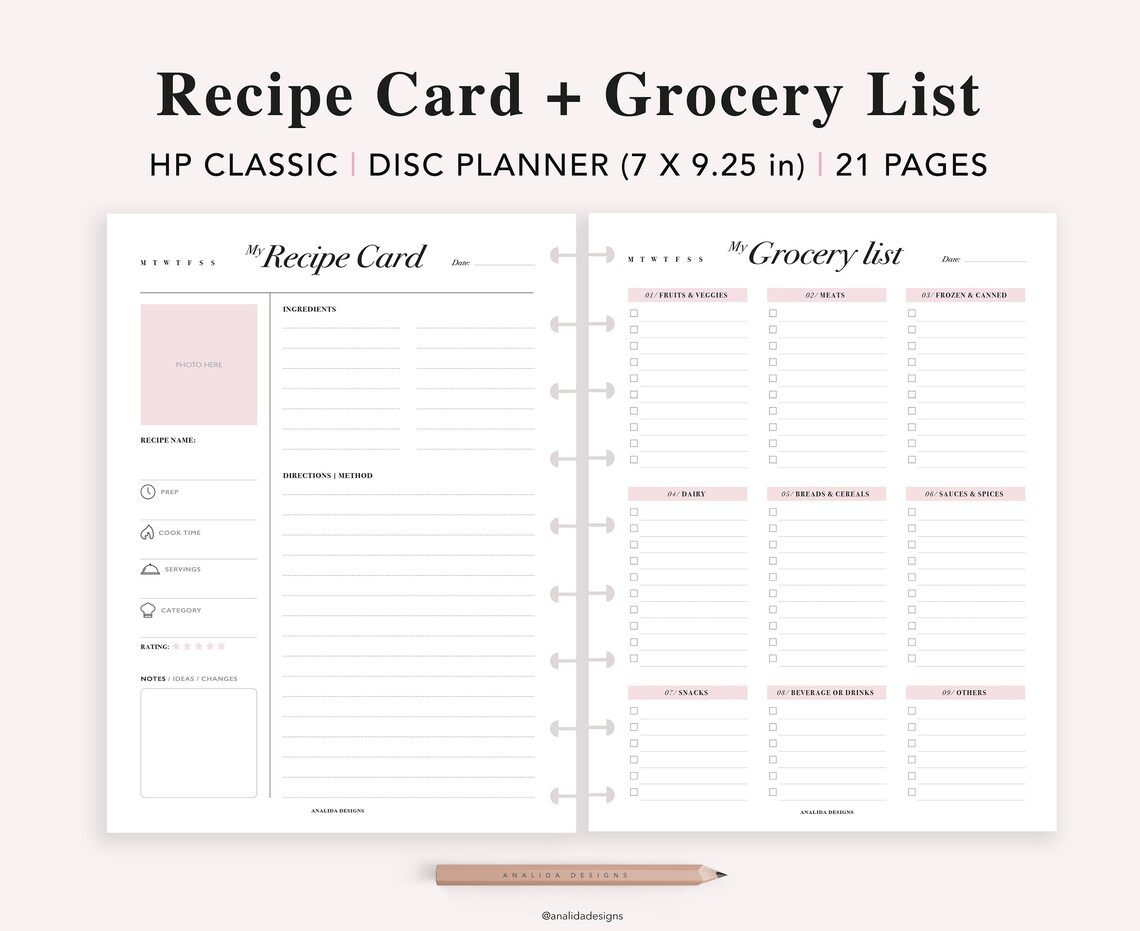 Fitness Planner Printable Happy Planner Classic Insert | Etsy