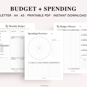 Finance Planner Printable, Debt Snowball, Savings Tracker, Budget Binder, Personal Finance, Digital Financial Planner, A5 Planner Inserts image 6
