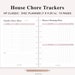 Cleaning Schedule Printable, Happy Planner Classic Insert, Chore Chart ...