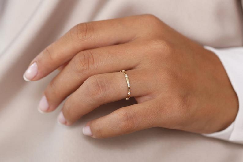 JEWELLERYIUM Special Christmas Gift For Loved One Moissanite Diamond 14KT Gold Plated Wedding Ring Jewelry Gift Anniversary Engagement ring