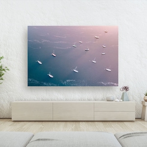 Sailboats Sunrise Photo, Boating Wall Art, Sailboats at Sunrise, Lake Mendota Photo, Wisconsin Sailboats Print, Nautical Wall Art, Sailing