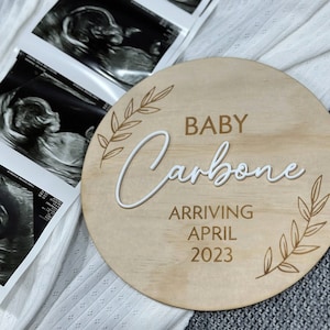 Pregnancy Announcement Plaque