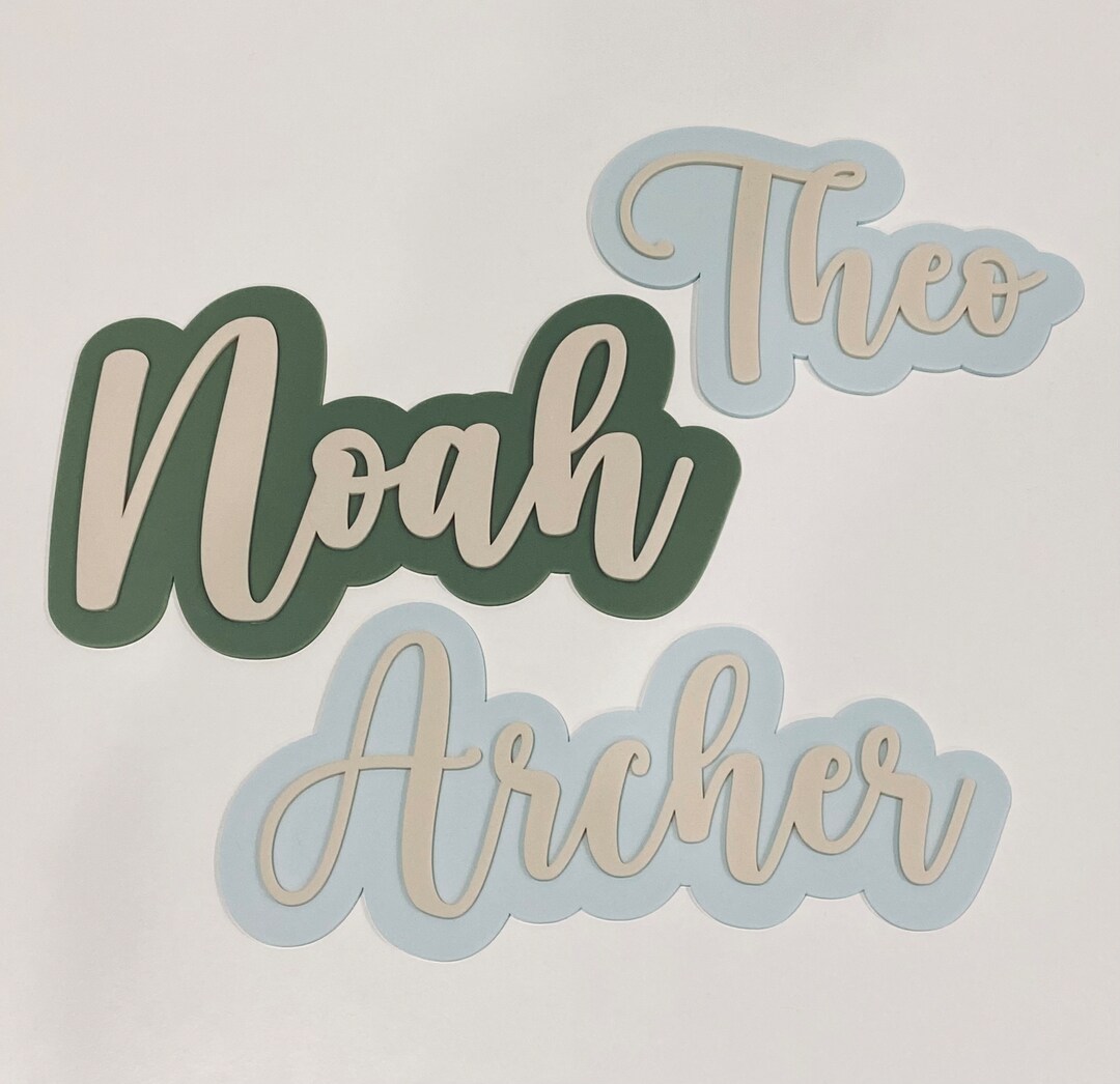 Acrylic Name Wall Plaques Etsy Australia