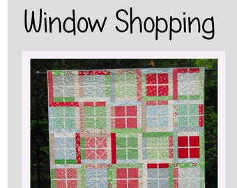 Quilt Pattern "Window Shopping" PDF Digital Download