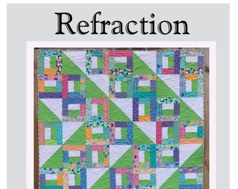 Quilt Pattern "Refraction" PDF Digital Download