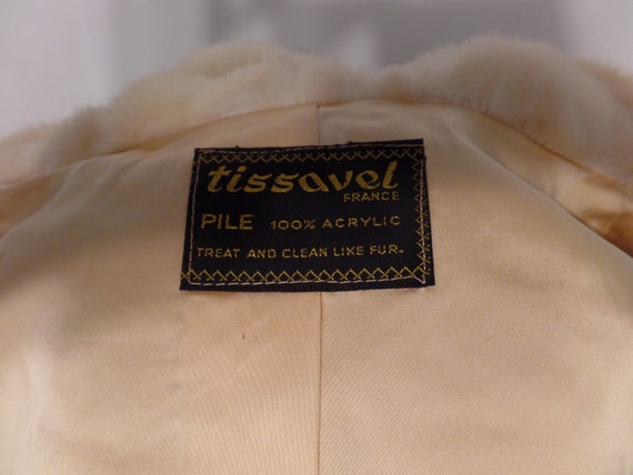VTG Tissavel Faux Fur (Acrylic) Stole/Cape - image 5