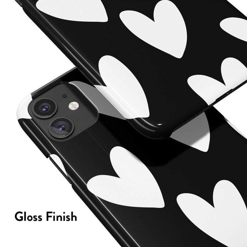 Large White Hearts Case For all Pixel Models, Magnetic Option image 5