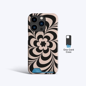 FLOWER POWER Slim Card Case | iPhone 15 Pro Case, iPhone 14 Case, iPhone 13 Plus Case, iPhone 15 Plus Case,  Card Holder, Card Storage