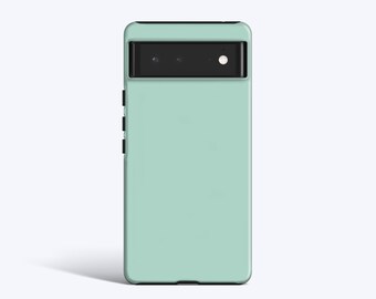 Étui menthe couleur bloc | Pour les coques Pixel 8 Pro, Pixel 7, Pixel 6 Pro, Pixel 5 Case, Pixel 4A Plus de modèles, vert