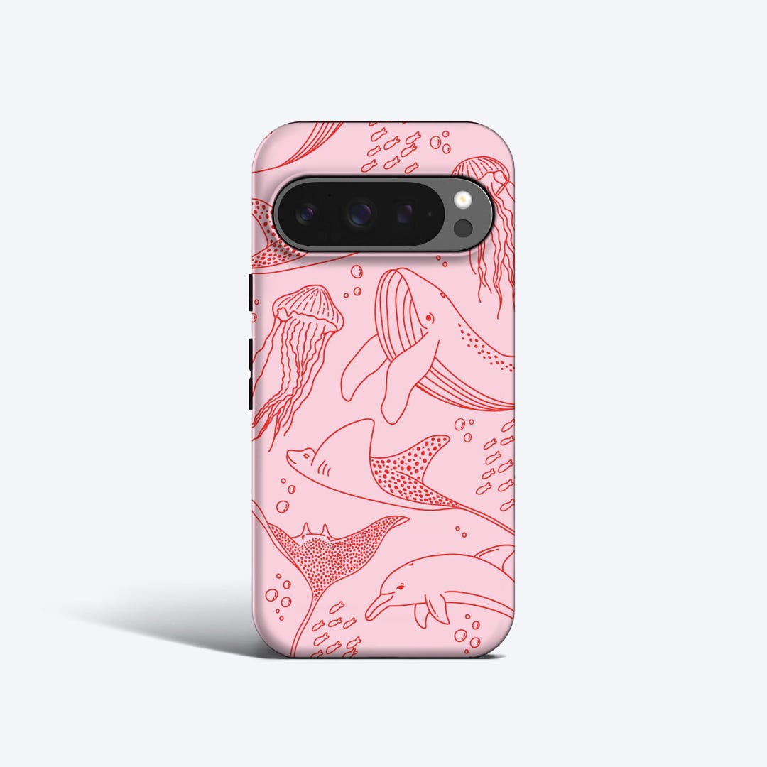 Pink Sea Lifephone Case - for Pixel 10, 9, 8, 7, 6 Magsafe Option