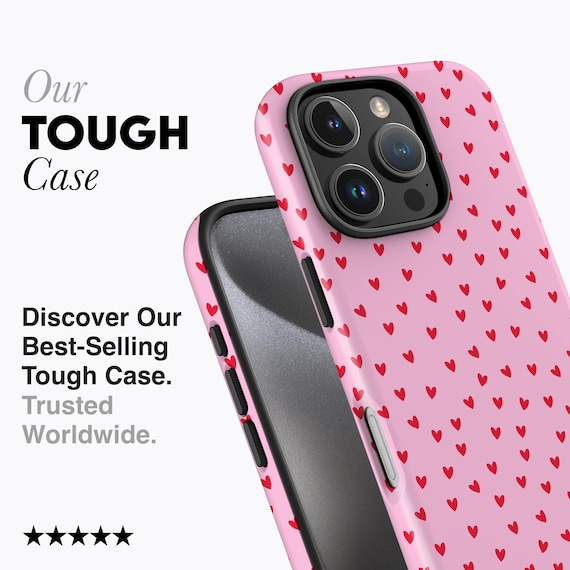 iPhone 16 Pro Max用ケース レッドハート iPhone 16 Pro Max用ケース レッドハート iPhoneアクセサリー