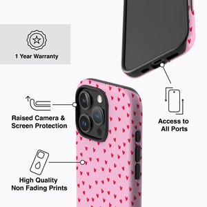 Red Hearts Phone Case - For iPhone 17, 16, 15, 14, 13, 12 MagSafe Option image 5