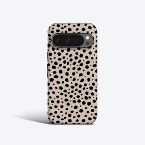 Dots Beige Phone Case - For all Pixel Models, Magnetic Option