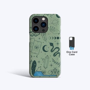 GREEN MAGIC Slim Card Case | iPhone 15 Plus Case, iPhone 14 Pro Case, iPhone 13 Case, iPhone 15 Pro Case,  Card Holder, Card Storage