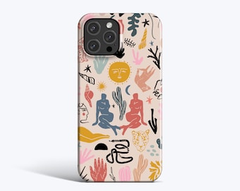 MATISSE am Meer | Für iPhone 15 Case, iPhone 14 Case, iPhone 13 Case, iPhone 11 Case, Weitere Modelle, Matisse Inspiriert, Abstrakt, Line Art