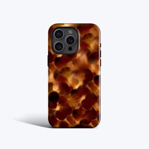 Etui pour portable écaille de tortue | Impression abstraite écaille de tortue, pour iPhone 16 Pro Max, 16e, 15 Plus, 14 Pro, 13 mini, 12, 11, option MagSafe