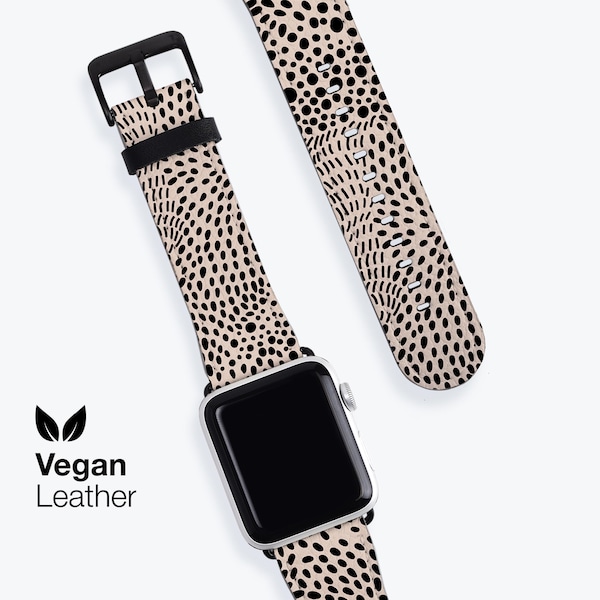 Coco Watch Strap - For Apple Series 1, 2, 3, 4, 5, 6, 7, 8, 9, 10, 11, SEVegan Leather Band