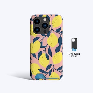 PINK LEMONADE Custodia sottile per carte di credito / Custodia per iPhone 15+, Custodia per iPhone 14 Pro, Custodia per iPhone 13, Custodia per iPhone 15 Pro, Porta carte, Porta carte