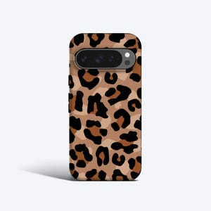BROWN LEOPARD PRINT Case - For all Pixel Models, Magnetic Option