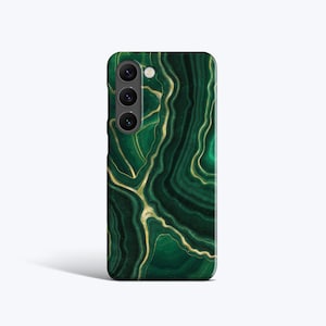 MALACHITE ROCK Case | For Samsung Galaxy S23 Ultra Case, Galaxy S22 Plus Case, Galaxy S21 fe Case, More Models, Green Marble Case