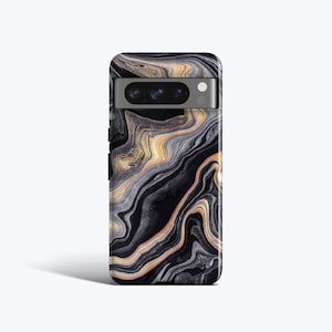 MIDNIGHT MARBLE Case | For Pixel 8 Case, Pixel 7 Case, Pixel 6 Pro Case, Pixel 5 Case, Pixel 4A Case More Models, Marble Liquid Art